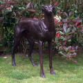 Statues populaires de chien de lévrier de bronze de conception avec 17 ans de fonderie